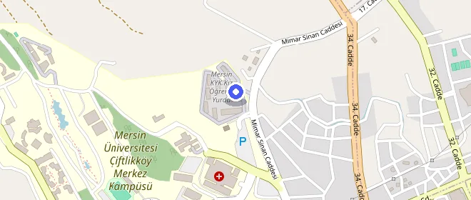 Mersin Kız Öğrenci Yurdu konumu