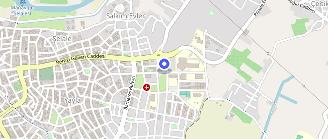 Manavgat Şelale Öğrenci Yurdu konumu