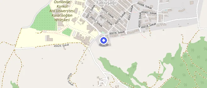 Karacaoğlan Öğrenci Yurdu konumu