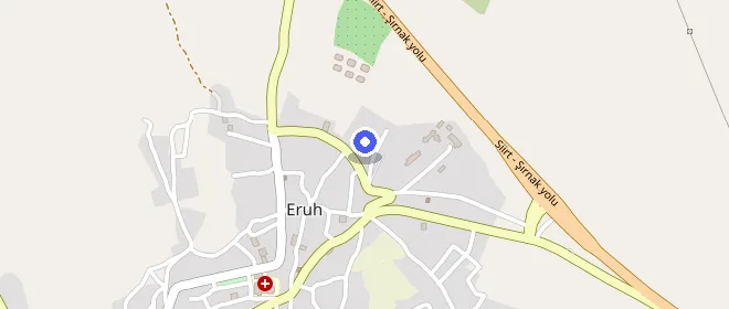 Eruh Öğrenci Yurdu konumu