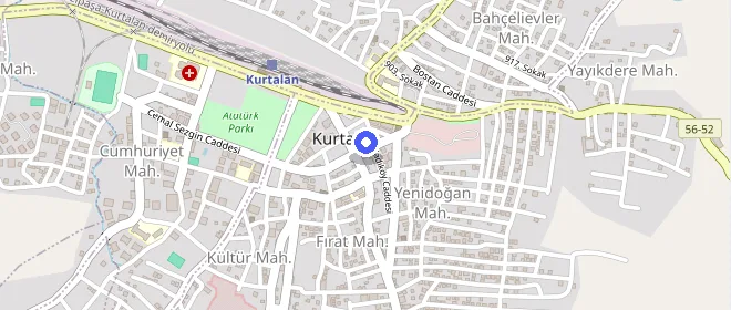 Kurtalan Öğrenci Yurdu konumu