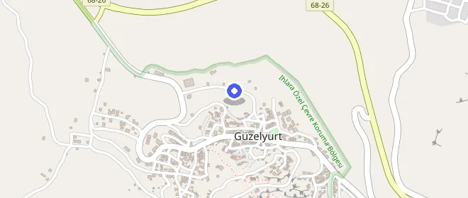 Güzelyurt Öğrenci Yurdu konumu