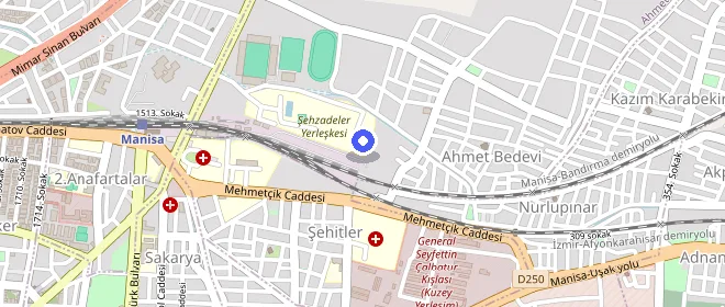 Merkez Efendi Öğrenci Yurdu konumu