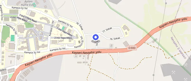 Haluk Nur Baki Öğrenci Yurdu konumu