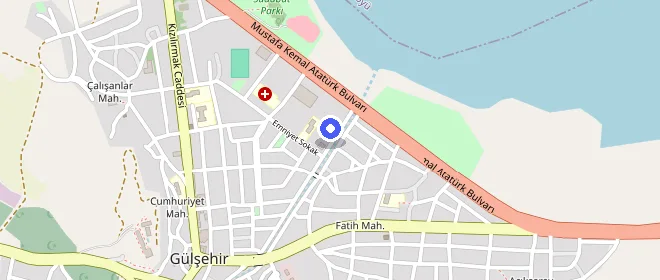 Gülşehir Öğrenci Yurdu konumu