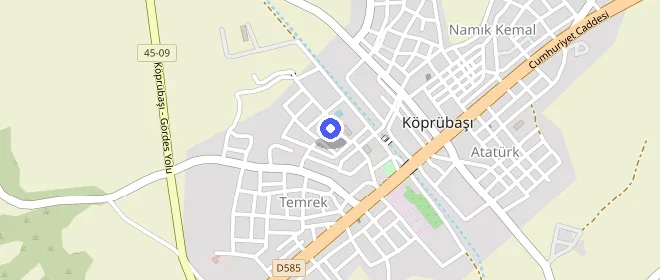 Köprübaşı Öğrenci Yurdu konumu