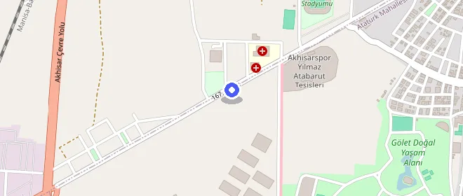 Akhisar Öğrenci Yurdu konumu