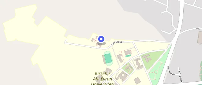 Kırşehir-ahi Evran Kız Öğrenci Yurdu konumu