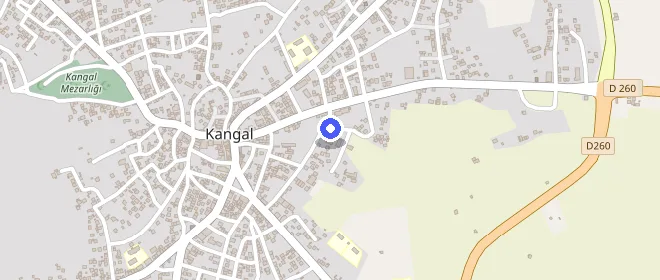 Kangal Hasan Yılmaz Öğrenci Yurdu konumu