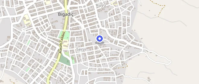 Bigadiç Öğrenci Yurdu konumu