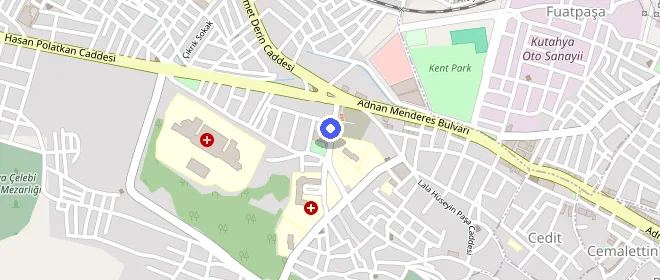 Hayme Ana Öğrenci Yurdu konumu