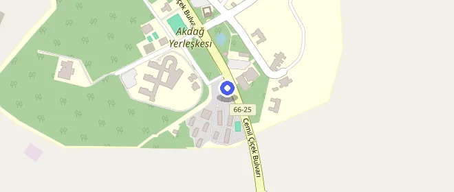 Yozgat Öğrenci Yurdu konumu