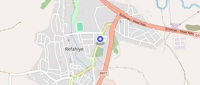 Refahiye Sydv Öğrenci Yurdu konumu