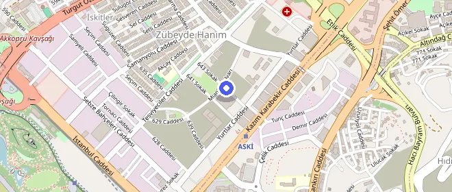 Hüseyin Gazi Öğrenci Yurdu konumu