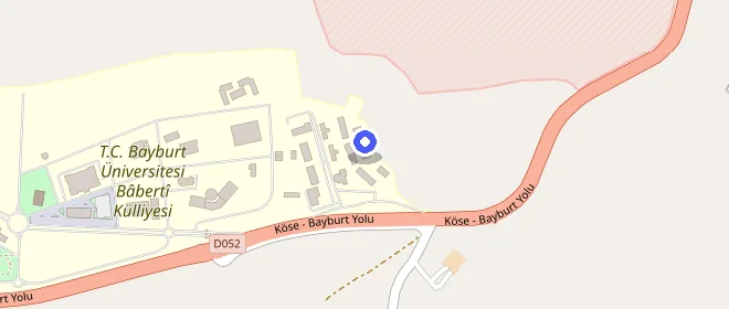 Bayburt Öğrenci Yurdu konumu