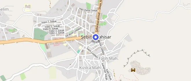Şebinkarahisar Öğrenci Yurdu konumu