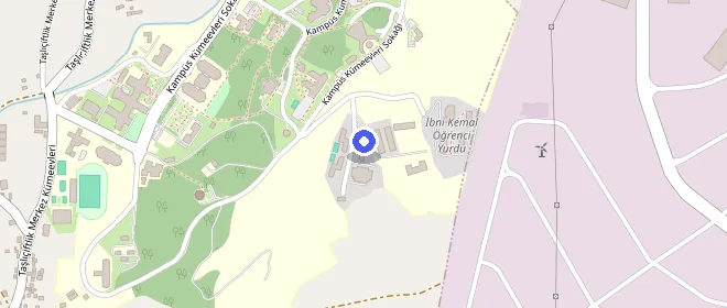 Tokat Öğrenci Yurdu konumu