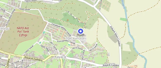 Ayhan Songar Öğrenci Yurdu konumu