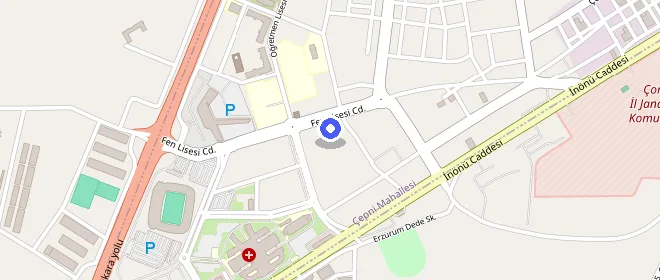 Hitit Öğrenci Yurdu konumu