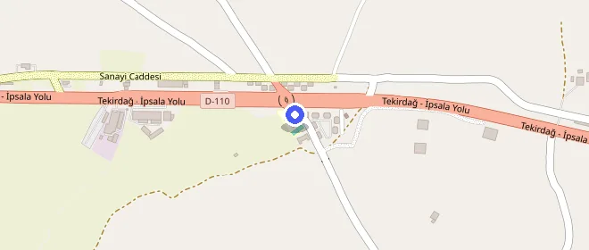 Gazi Evrenos Öğrenci Yurdu konumu