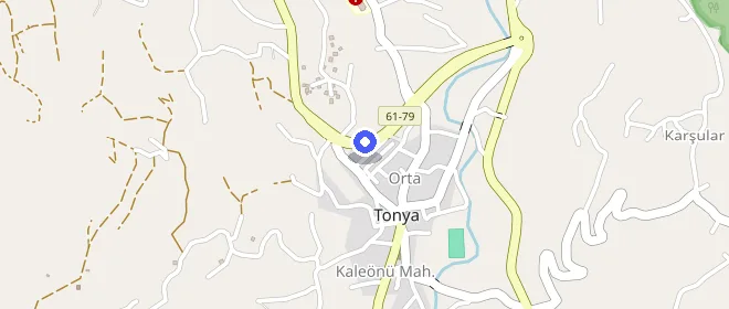Tonya Öğrenci Yurdu konumu