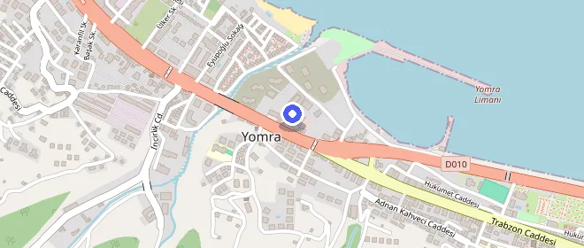 Yomra Öğrenci Yurdu konumu