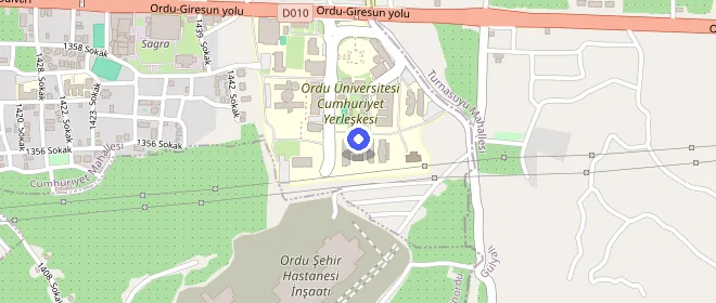 Ordu Lebibe-ergin Karlıbel Ögrenci Yurdu konumu