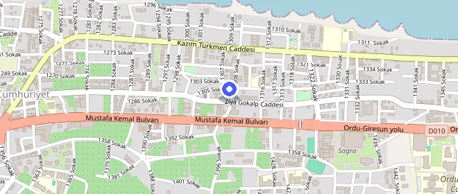 Evliya Çelebi Öğrenci Yurdu konumu