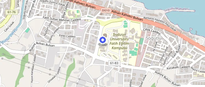 Fuat Sezgin Öğrenci Yurdu konumu