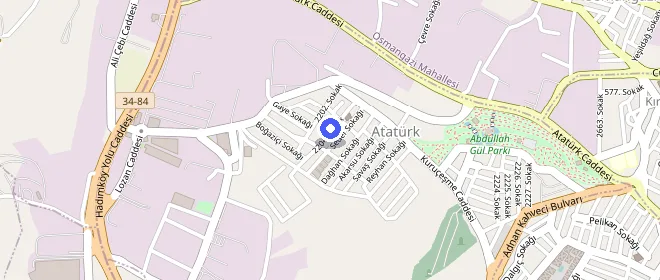 Esenyurt Erkek Öğrenci Yurdu konumu
