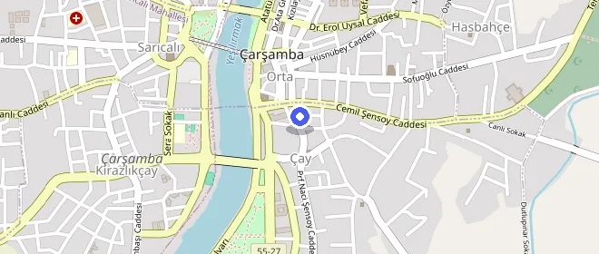 Çarşamba Öğrenci Yurdu konumu