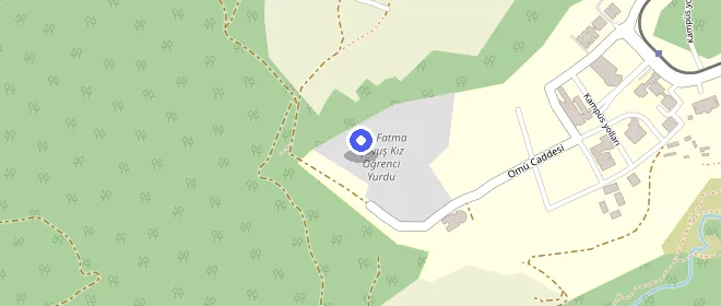 Samsunlu Fatma Çavuş Öğrenci Yurdu konumu