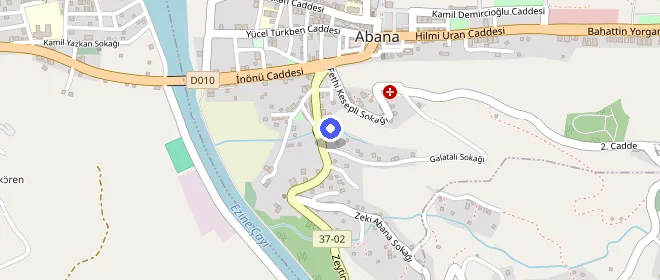 Abana Öğrenci Yurdu konumu